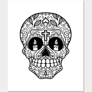 HomeSchooltattoo Sugarskull Posters and Art